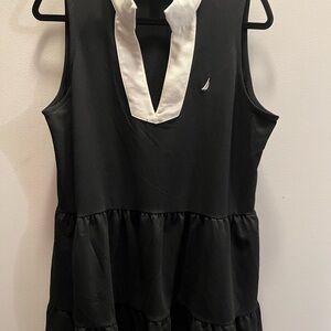 NWT Women’s Nautica Black and White Sleeveless Dress